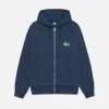 BASIC STÜSSY ZIP HOODIE