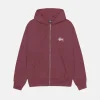 BASIC STÜSSY ZIP HOODIE