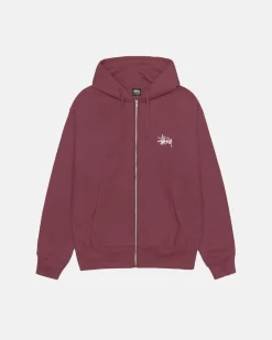 BASIC STÜSSY ZIP HOODIE