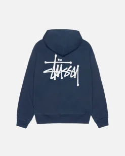 BASIC STÜSSY ZIP HOODIE