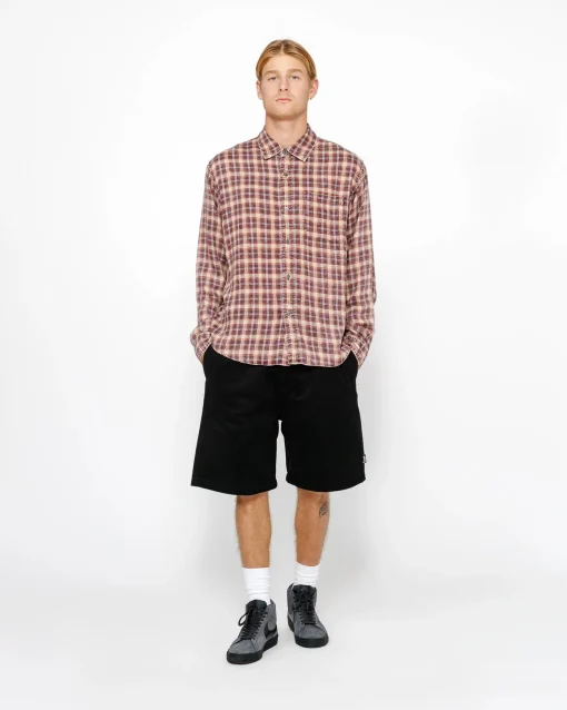 BEACH SHORT BRUSHED COTTON