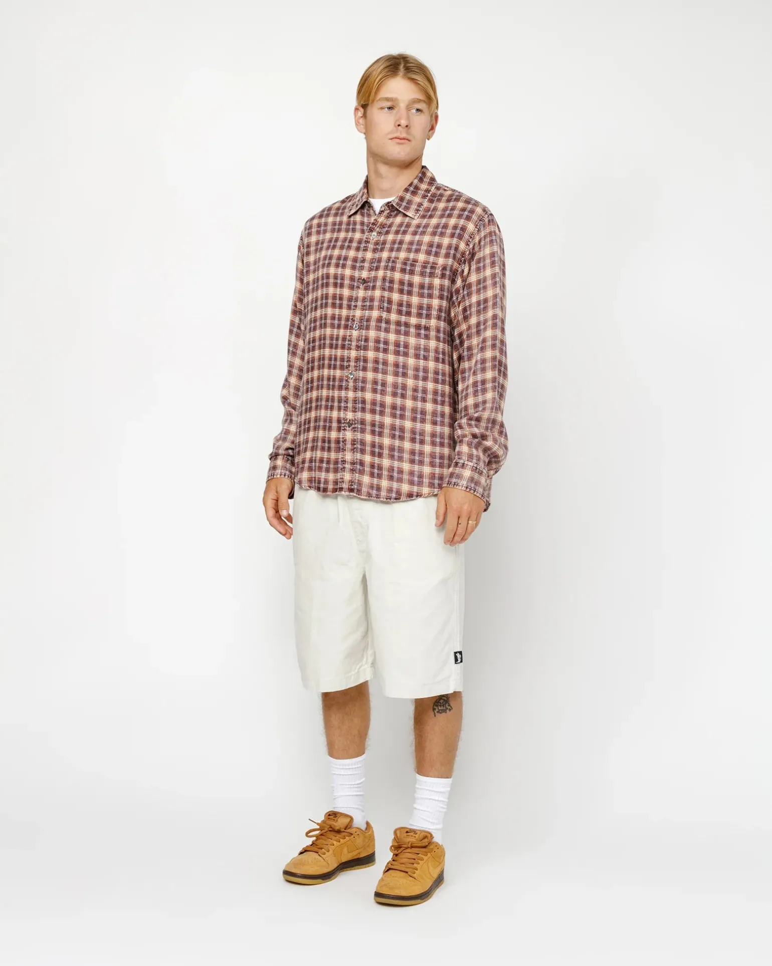 BEACH SHORT BRUSHED COTTON