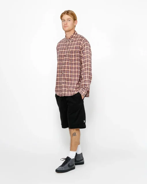 BEACH SHORT BRUSHED COTTON