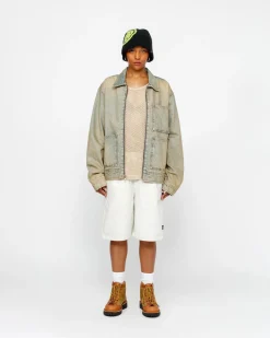 BEACH SHORT BRUSHED COTTON