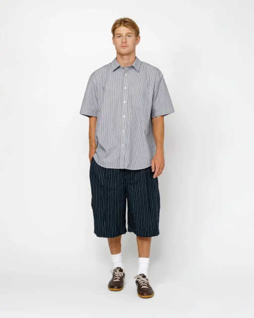 BOXY SS SHIRT 8 BALL STRIPE