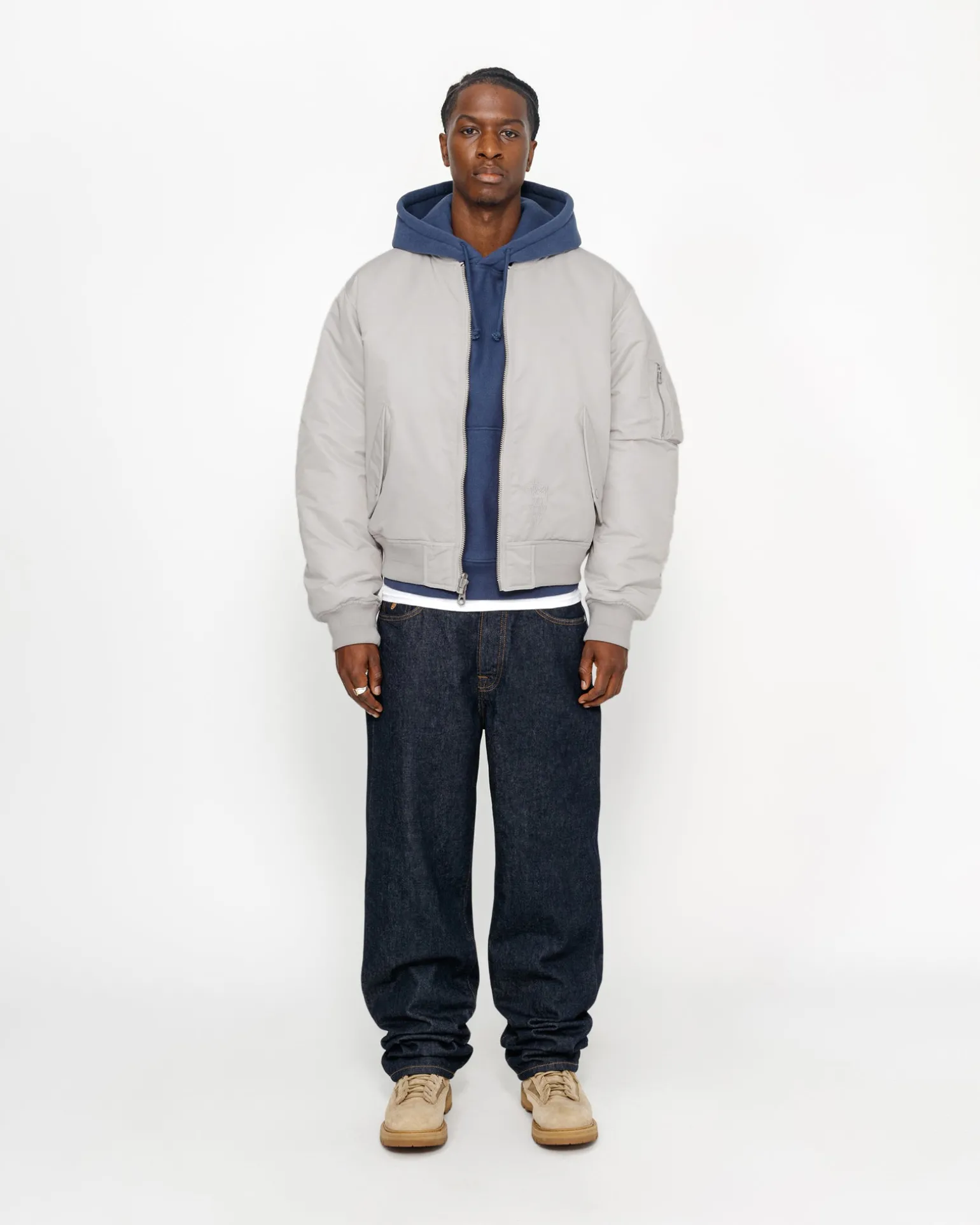 BUILT REVERSIBLE BOMBER JACKET