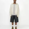 CHUNKY KNIT ZIP HOODIE