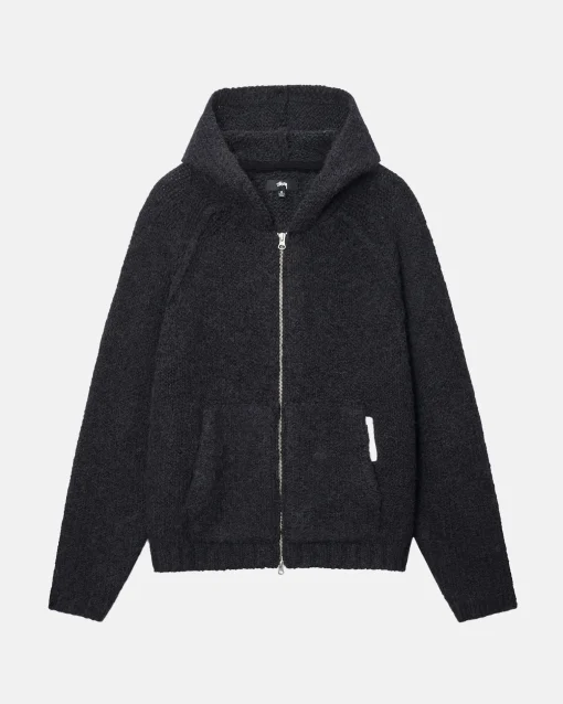 CHUNKY KNIT ZIP HOODIE