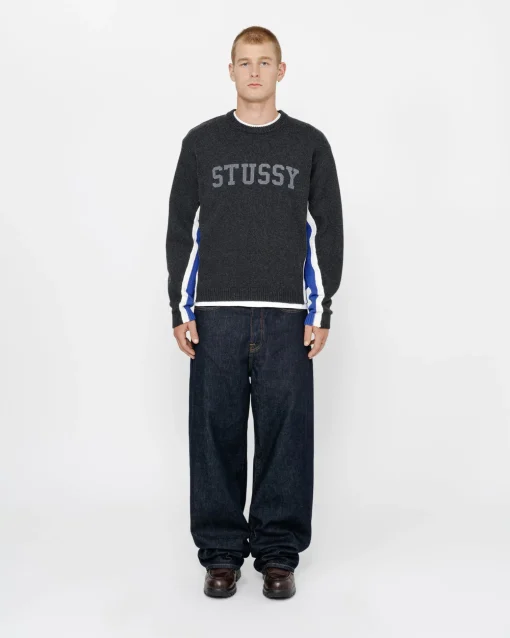 CONTRAST STRIPE CREW
