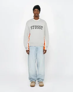 CONTRAST STRIPE CREW