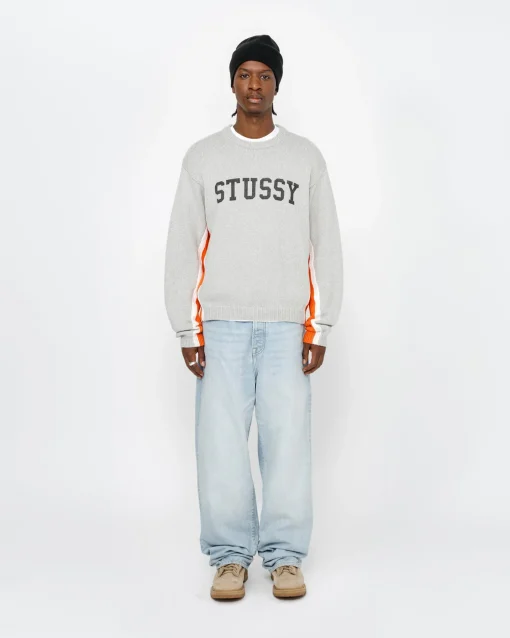 CONTRAST STRIPE CREW
