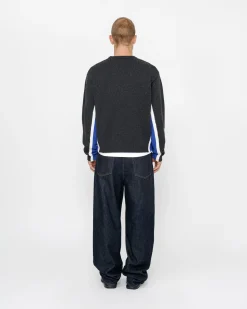 CONTRAST STRIPE CREW