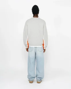 CONTRAST STRIPE CREW