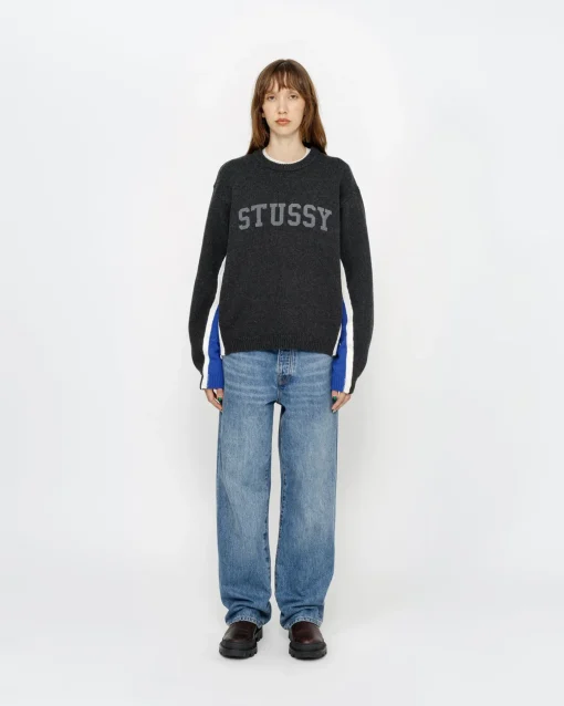 CONTRAST STRIPE CREW