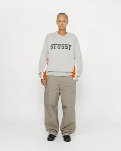 CONTRAST STRIPE CREW