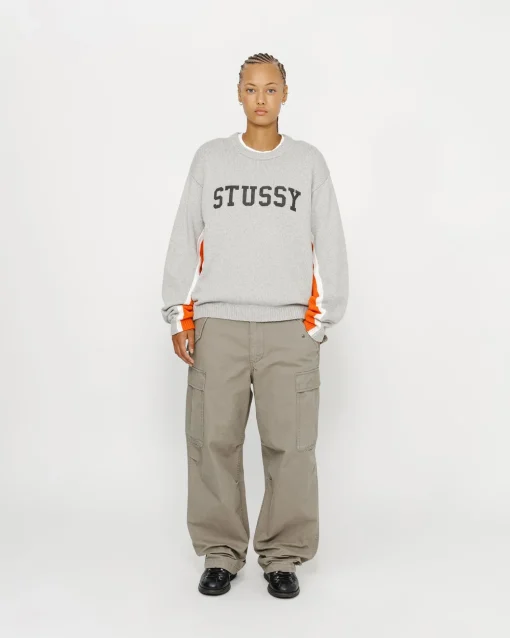 CONTRAST STRIPE CREW