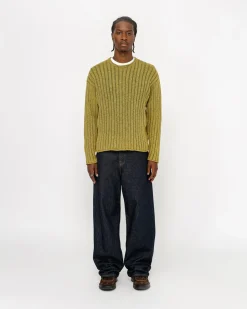 COTTON SLUB RIB CREW