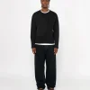 COTTON SLUB RIB CREW