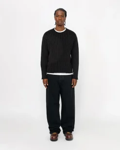 COTTON SLUB RIB CREW