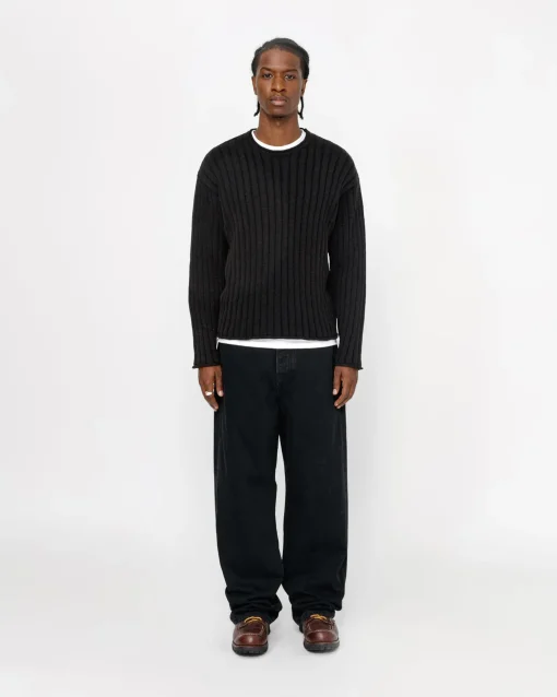 COTTON SLUB RIB CREW