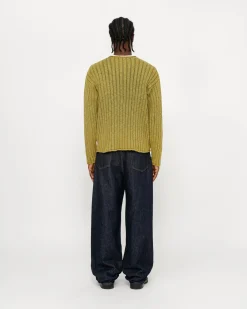 COTTON SLUB RIB CREW