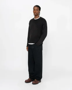 COTTON SLUB RIB CREW