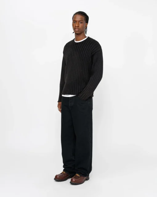 COTTON SLUB RIB CREW