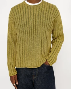 COTTON SLUB RIB CREW