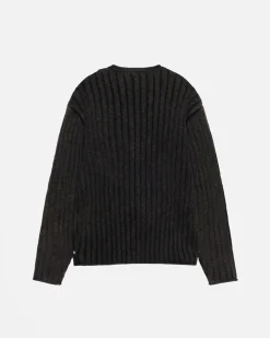 COTTON SLUB RIB CREW