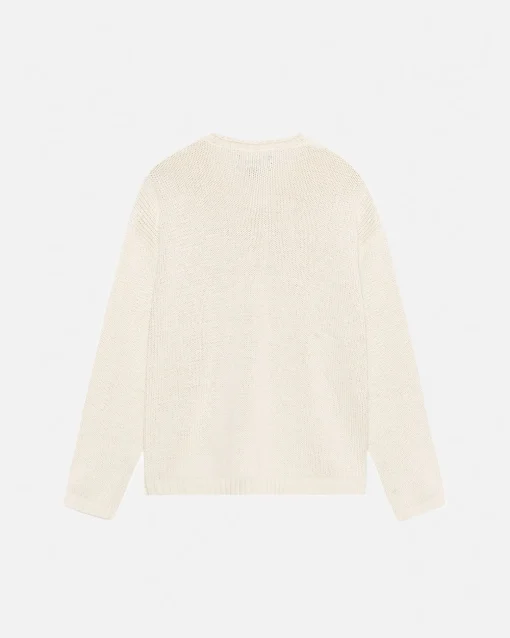 EMBROIDERED V-NECK LOGO SWEATER