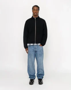 FULL ZIP BRUSHED MERINO SWEATER