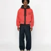 GHOST LOGO CANVAS VARSITY JACKET