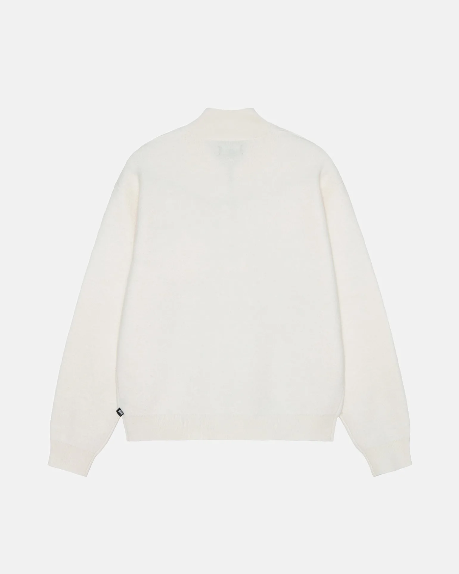 HALF ZIP MOCK NECK SWEATER