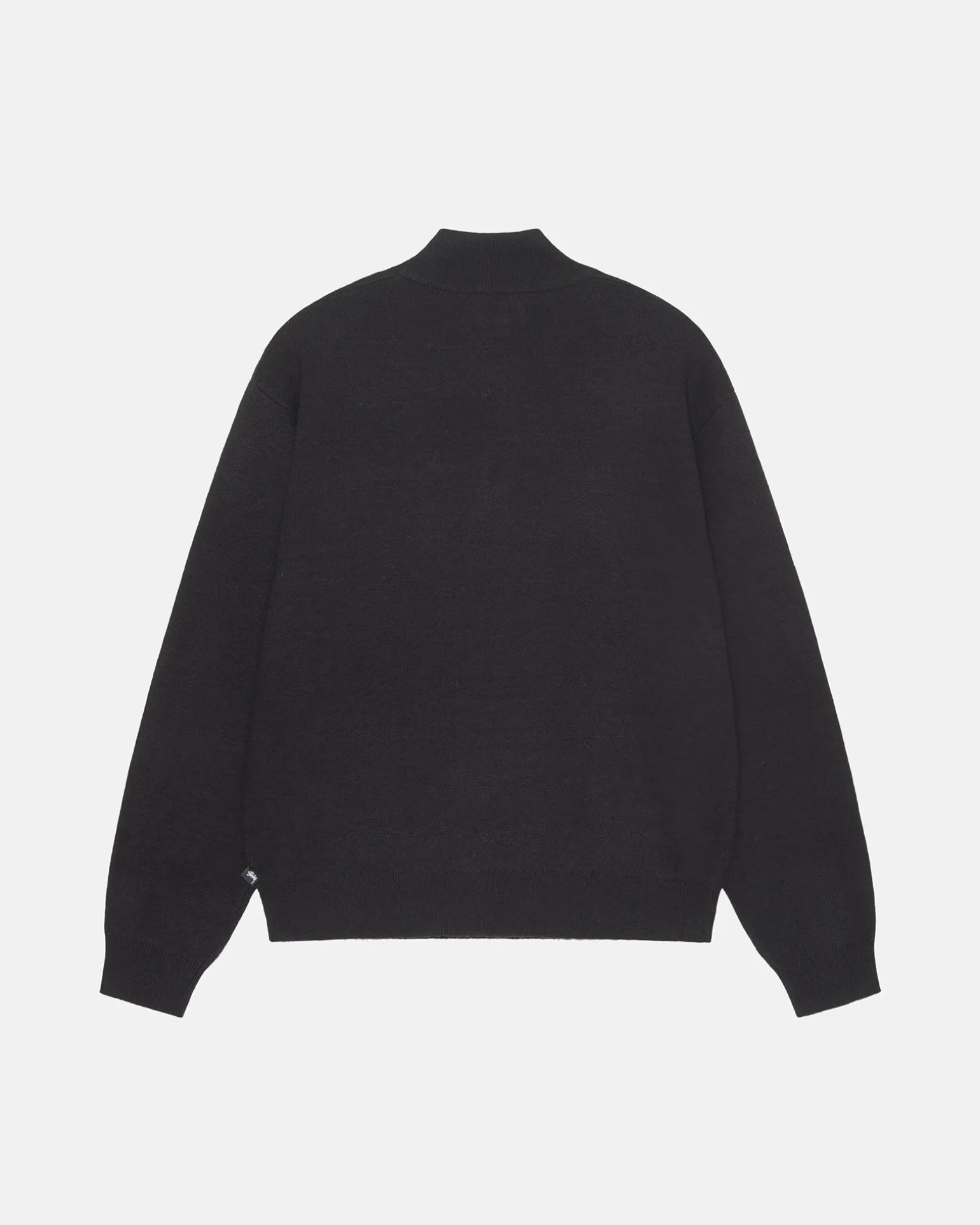 HALF ZIP MOCK NECK SWEATER