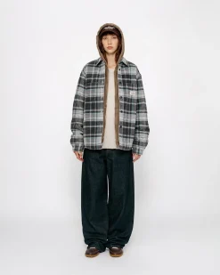 HEAVY WASHED PLAID SHIRT