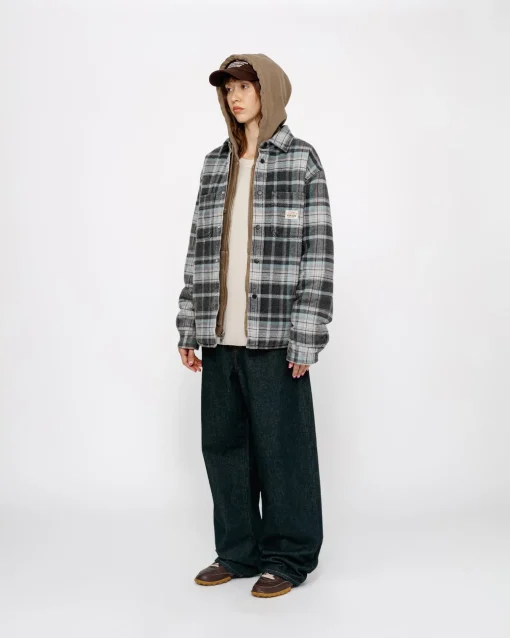 HEAVY WASHED PLAID SHIRT