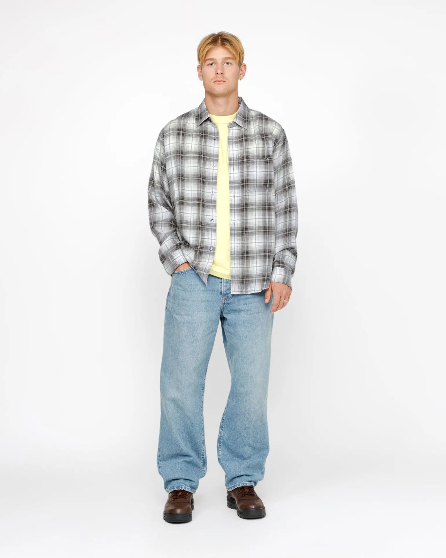 MATTHEW SHIRT LG PRINTED PLAID