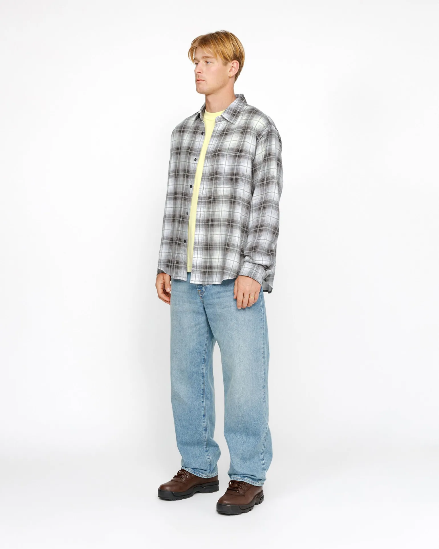 MATTHEW SHIRT LG PRINTED PLAID