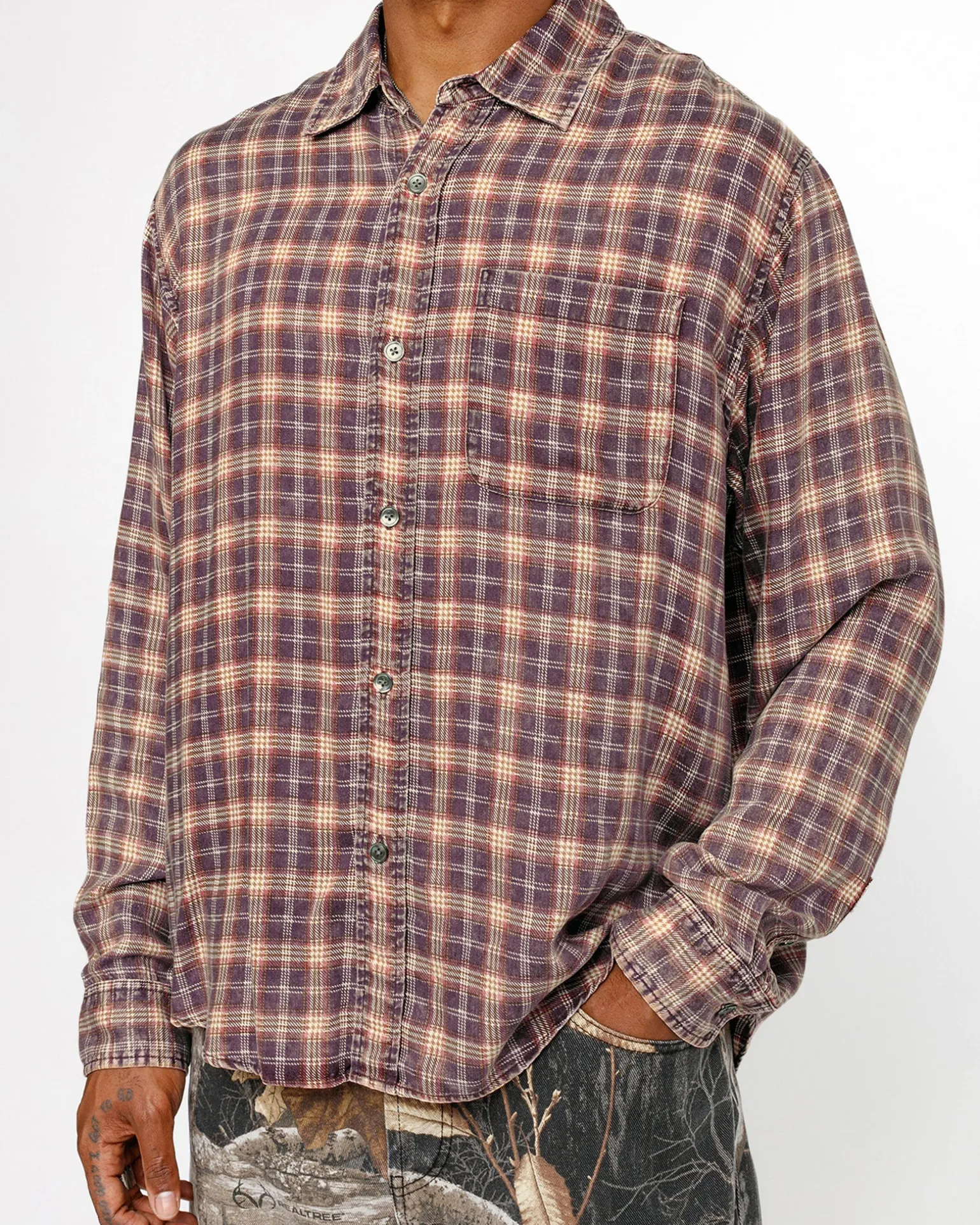 MATTHEW SHIRT PRINTED PLAID