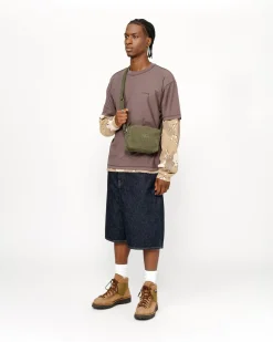 NEEDLE PUNCH SIDE POUCH