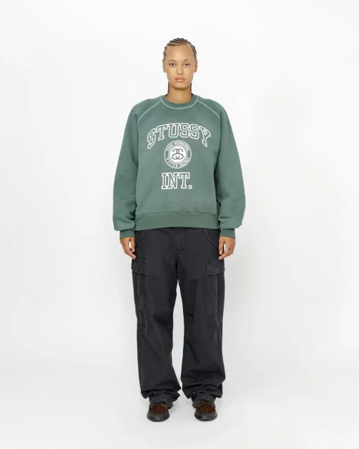 OVERLOCK VARSITY RAGLAN CREW