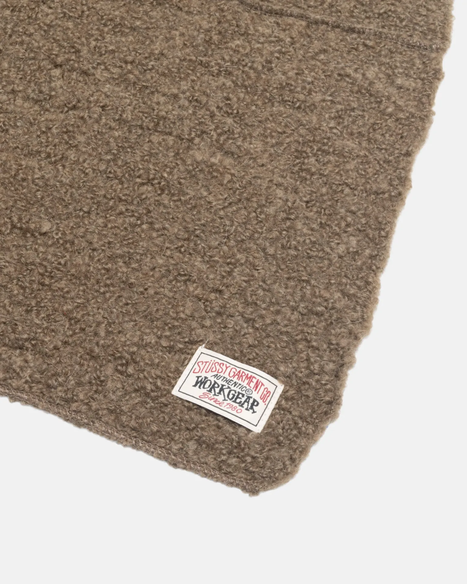 PIECED ALPACA WOOL SCARF