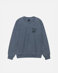 RASTA LION CREW PIGMENT DYED