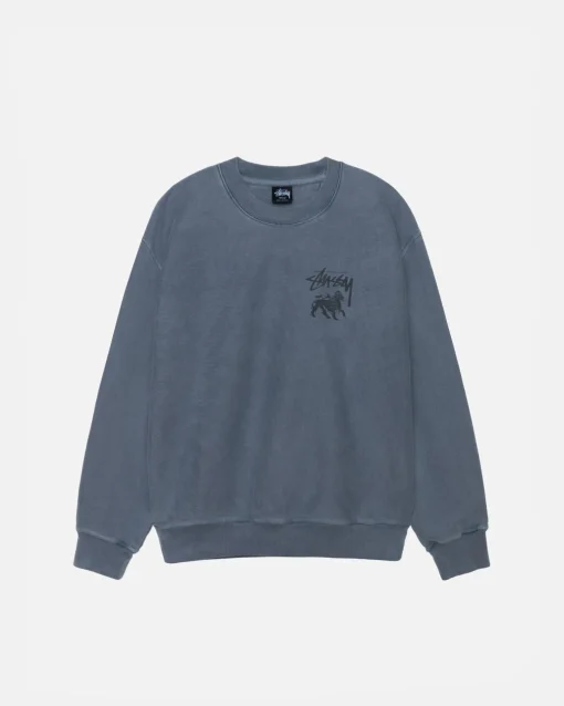RASTA LION CREW PIGMENT DYED