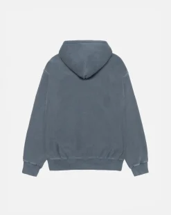 RASTA LION ZIP HOODIE PIGMENT DYED