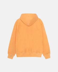 RASTA LION ZIP HOODIE PIGMENT DYED