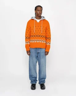 ROLL NECK FAIRISLE SWEATER