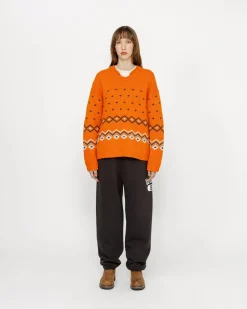 ROLL NECK FAIRISLE SWEATER