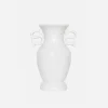 S HANDLE CERAMIC VASE