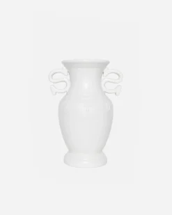 S HANDLE CERAMIC VASE